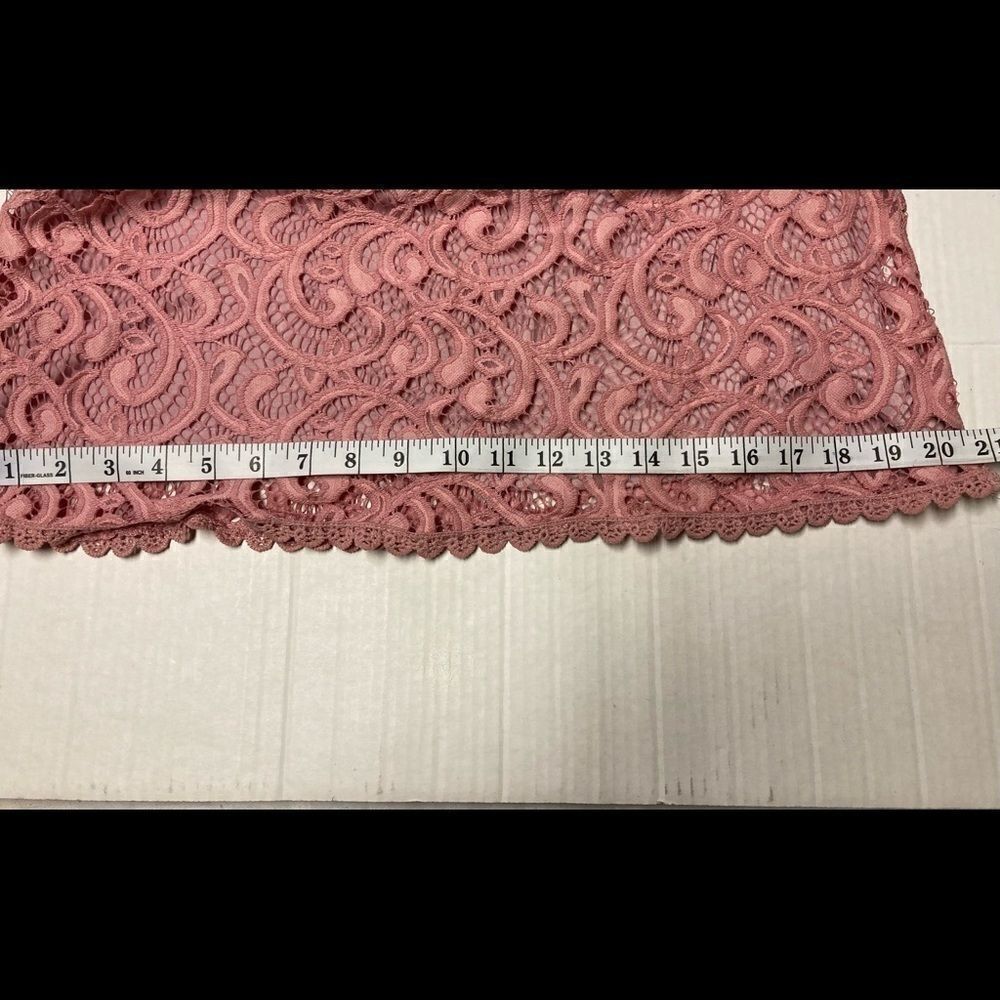 STEM & VINE women’s top size large, lace,peach - Picture 9 of 15